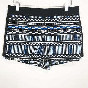 J. Crew beautiful blue white patterned shorts